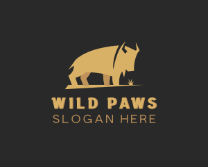 Buffalo Wild Animal logo design