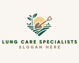 Shovel Yard Gardening logo design