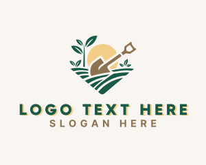 Shovel Yard Gardening Logo