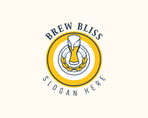 Brewery Beer Pub logo design