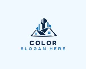 Building Condominium Realty logo design