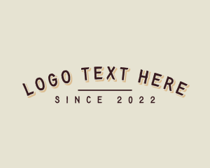 Old School - Simple Rustic Business logo design