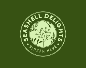 Flower Plant Leaf  logo design