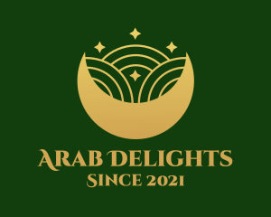 Arab - Islamic Moon Ornament logo design