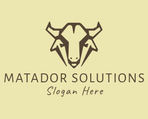 Matador - Wild West Buffalo Head logo design