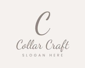 Stylish Cursive Fashion logo design