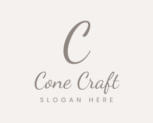 Stylish Cursive Fashion logo design