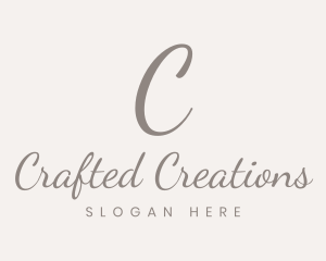 Stylish Cursive Fashion logo design