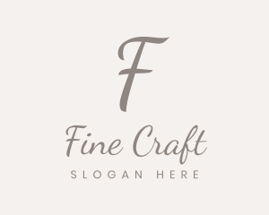 Stylish Cursive Fashion logo design