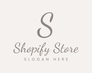 Stylish Cursive Fashion logo design