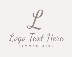 Handwritten - Stylish Cursive Fashion logo design