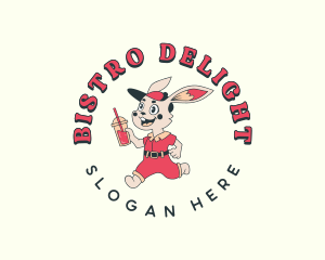 Bunny Juice Drink logo design