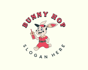 Bunny Juice Drink logo design