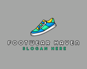 Footwear Shoes Sneakers logo design