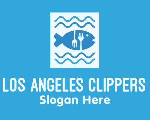 Blue Fish Seafood Restaurant logo design