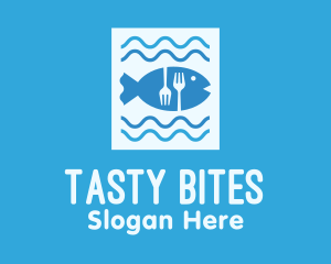 Blue Fish Seafood Restaurant logo design