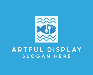 Blue Fish Seafood Restaurant logo design