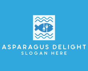 Blue Fish Seafood Restaurant logo design