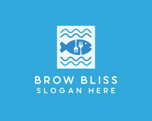 Blue Fish Seafood Restaurant logo design