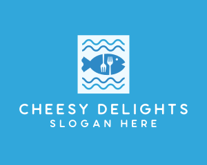 Blue Fish Seafood Restaurant logo design