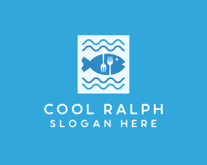 Blue Fish Seafood Restaurant logo design