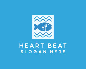 Blue Fish Seafood Restaurant logo design