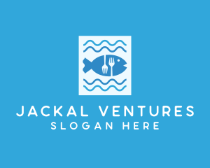 Blue Fish Seafood Restaurant logo design