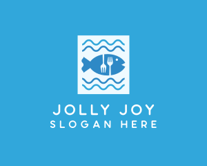 Blue Fish Seafood Restaurant logo design