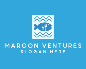 Blue Fish Seafood Restaurant logo design