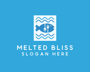 Blue Fish Seafood Restaurant logo design