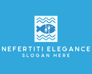 Blue Fish Seafood Restaurant logo design