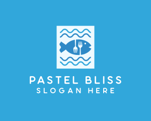 Blue Fish Seafood Restaurant logo design