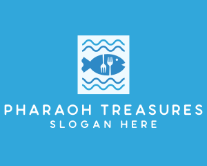 Blue Fish Seafood Restaurant logo design