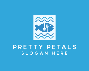 Blue Fish Seafood Restaurant logo design