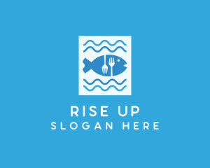 Blue Fish Seafood Restaurant logo design