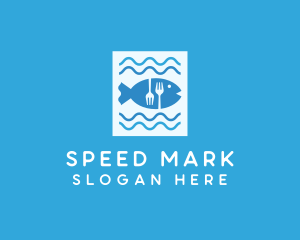 Blue Fish Seafood Restaurant logo design