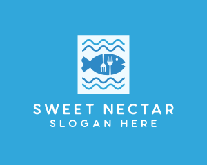 Blue Fish Seafood Restaurant logo design