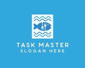 Blue Fish Seafood Restaurant logo design