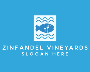 Blue Fish Seafood Restaurant logo design