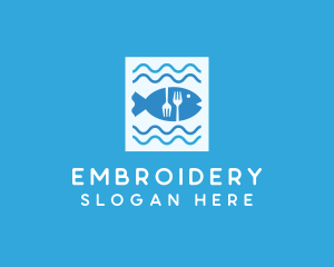 Blue Fish Seafood Restaurant logo design