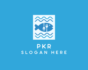 Blue Fish Seafood Restaurant logo design