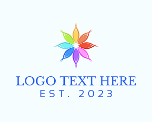 Colorful - Organic Wellness Flower logo design
