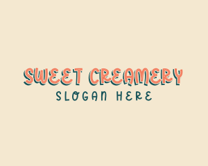 Cute Candy Shop logo design