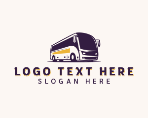 Tourist - Shuttle Transportation Bus logo design