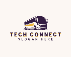 Liner - Shuttle Transportation Bus logo design