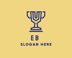 General - Blue Trophy Winner logo design