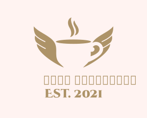 Cappuccino - Steamy Coffee Wings logo design