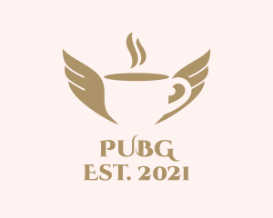 Cup - Steamy Coffee Wings logo design