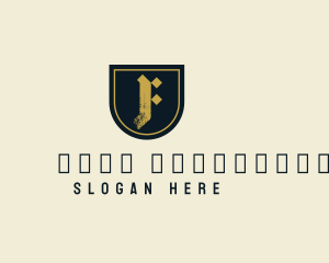 Business - Business Medieval Shield Letter F logo design