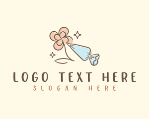 Bake - Icing Piping Bag logo design